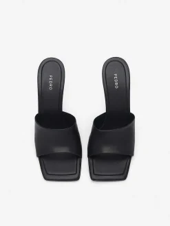 Maria Leather Heel Sandals