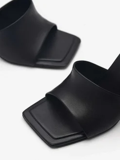 Maria Leather Heel Sandals