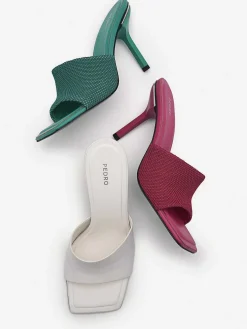 Maria Leather Heel Sandals