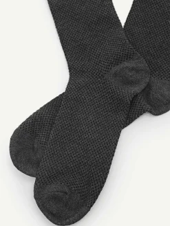 Men'S Textured Cotton Socks