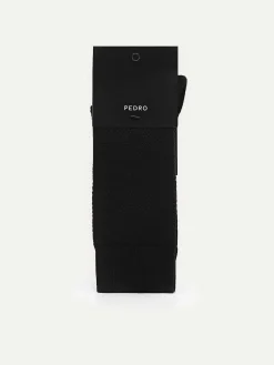 Men'S Textured Cotton Socks