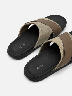 Mesh Slide Sandals