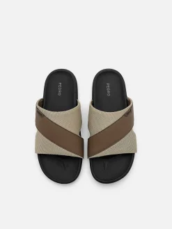 Mesh Slide Sandals