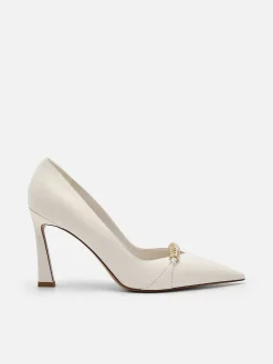 Mia Leather Heel Pumps