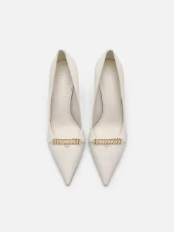 Mia Leather Heel Pumps