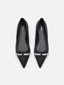 Mindy Satin Ballet Flats