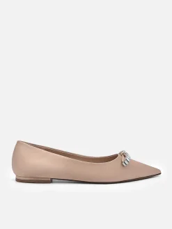 Mindy Satin Ballet Flats