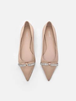 Mindy Satin Ballet Flats