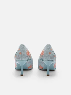 Nica Fabric Heel Pumps