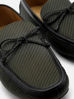 Nylon Bow Driving Shoes