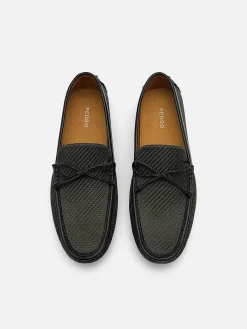 Nylon Bow Driving Shoes