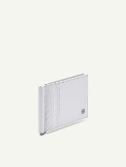 Oliver Leather Bi-Fold Card Holder With Money Clip