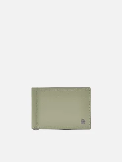 Oliver Leather Bi-Fold Card Holder With Money Clip