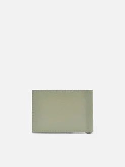 Oliver Leather Bi-Fold Card Holder With Money Clip