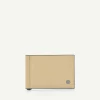 Oliver Leather Bi-Fold Money Clip Cardholder