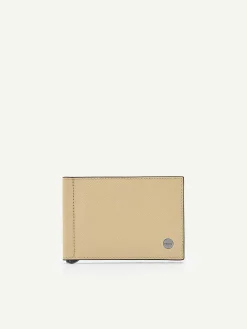 Oliver Leather Bi-Fold Money Clip Cardholder