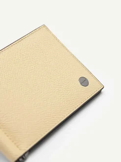 Oliver Leather Bi-Fold Money Clip Cardholder
