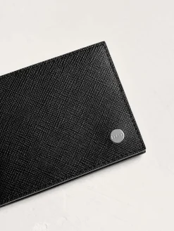 Oliver Leather Bi-Fold Money Clip Cardholder