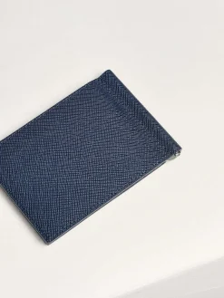 Oliver Leather Bi-Fold Money Clip Cardholder