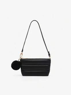 Padded Pouch With Fur Charm