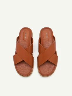 Pedro Icon Cross Strap Sandals