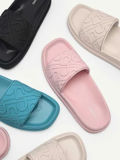 Pedro Icon Embossed Slide Sandals
