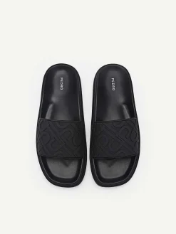 Pedro Icon Embossed Slide Sandals