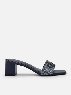 Pedro Icon Fabric Heel Sandals