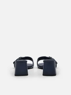 Pedro Icon Fabric Heel Sandals