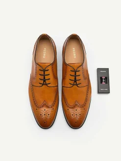 Pedro Icon Leather Brogue Derby Shoes