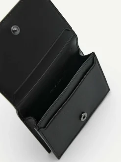 Pedro Icon Leather Card Holder In Pixel