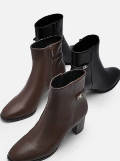 Pedro Icon Leather Heel Boots