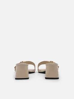 Pedro Icon Leather Heel Sandals