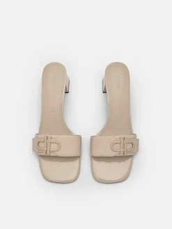 Pedro Icon Leather Heel Sandals