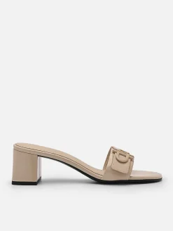 Pedro Icon Leather Heel Sandals