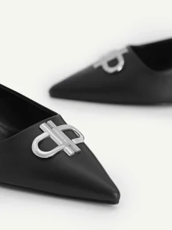 Pedro Icon Leather Pointed Slingback Pumps