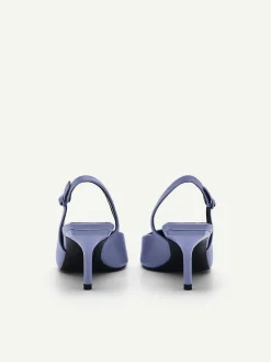 Pedro Icon Leather Pointed Slingback Pumps