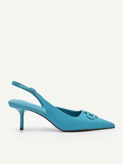 Pedro Icon Leather Slingback Pumps