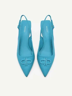 Pedro Icon Leather Slingback Pumps