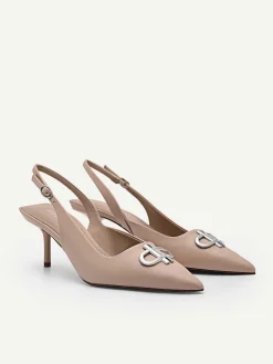 Pedro Icon Leather Slingback Pumps
