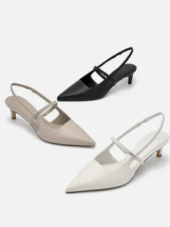 Pedro Studio Amerie Leather Heel Pumps