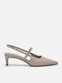 Pedro Studio Amerie Leather Heel Pumps