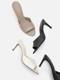 Pedro Studio Ashley Leather Heel Sandals