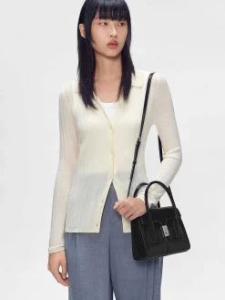 Pedro Studio Farida Leather Compact Handbag