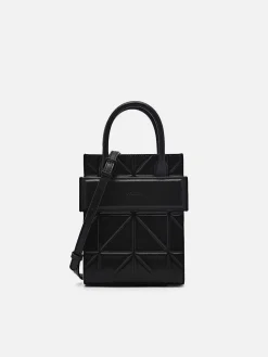 Pedro Studio Leather Phone Pouch In Pixel