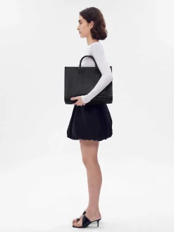 Pedro Studio Leather Pixel Tote Bag