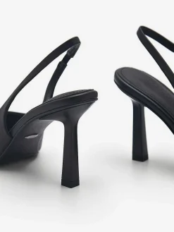 Pedro Studio Liza Leather Slingback Pumps