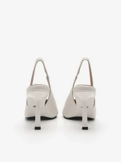 Pedro Studio Liza Leather Slingback Pumps