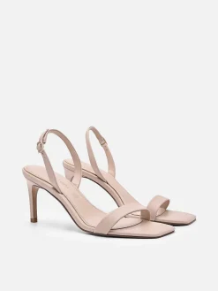 Pedro Studio Mel Leather Heel Sandals