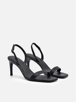 Pedro Studio Mel Leather Heel Sandals
